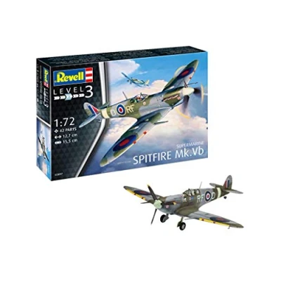 Afbeelding van 1:72 Revell 03897 Supermarine Spitfire Mk.Vb Plastic Modelbouwpakket