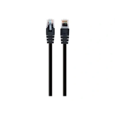 Afbeelding van UTP Cat5E patchkabel zwart 0.25 meter