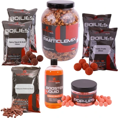 Afbeelding van Ultimate Baits Carp Particles/Boilies Weekend Pack Karperset