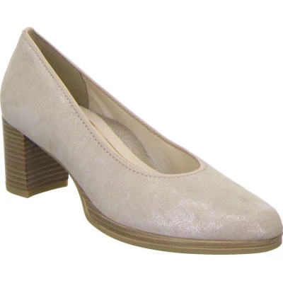 Afbeelding van ara Klassieke pumps, Dames, Maat: 38, Beige Leer
