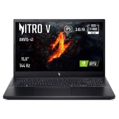 Image de Pc Portable Gamer Acer Nitro V 15 Anv15 41 R85W 15,6 Fhd 144Hz Ips Ryzen 5 7535Hs Ram 16Go 512Go Ssd Rtx 4050 Sans Windows