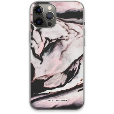 Afbeelding van Case Company® hoesje geschikt voor iPhone 13 Pro Max Roze stroom Soft Cover Telefoonhoesje Bescherming aan alle Kanten en Schermrand