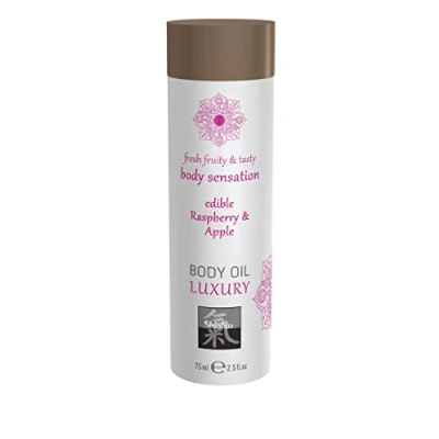 Afbeelding van Luxe Eetbare Body Oil Framboos &amp; Appel