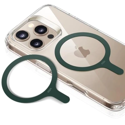 Afbeelding van ESR MagSafe, universele magnetische ring, 2 stuks, MagSafe stickers, ombouwset voor draadloze oplader iPhone 16/15/14/13/12/11/X, Galaxy S24/S23/S22/S21, Android telefoon,