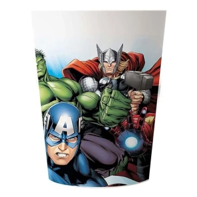 Afbeelding van Procos 92847 Avengers herbruikbare drinkbeker, inhoud 230 ml, partyservies, 2 stuks