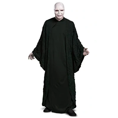 Afbeelding van Disguise 107739C Voldemort, officieel Harry Potter Wizarding World kostuum voor volwassenen en Halloween masker, zwart, maat 2XL