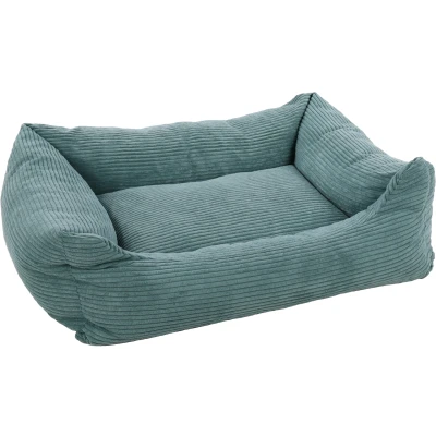 Afbeelding van Flamingo Velluto Mand Honden Rechthoekig+rits Blauw 100x80x25cm 1st 138871