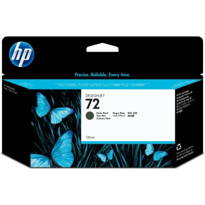 Afbeelding van HP inktcartridge 72, 130 ml, OEM C9403A, zwart mat