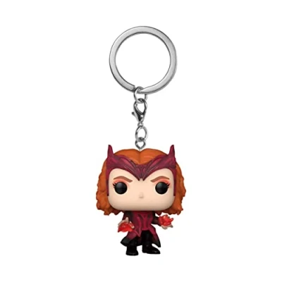 Afbeelding van Funko Pop! sleutelhanger Marvel: Scarlet Witch Doctor Strange Vinyl minifiguur om te verzamelen fancy kerstcadeau cadeau idee Officiële producten Movies Fans