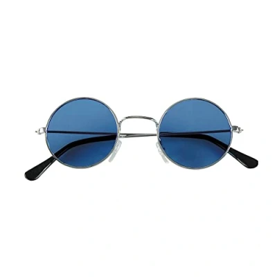 Afbeelding van Boland Partybril John Blauw Volwassenen 60&#039;s &amp; 70&#039;s Hippies Flower Power Hippie