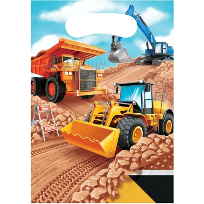 Afbeelding van Traktatiezakje Big Under Constructie 8 stuks
