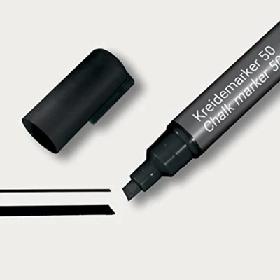 Afbeelding van Sigel krijtstift beitelpunt 1 5mm zwart SI BA180