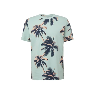 Afbeelding van s.Oliver Heren t shirt Maat S Mannen 60A1 BLUE GREEN onbekend materiaal