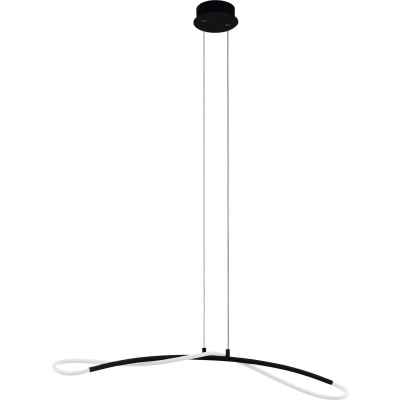 Afbeelding van EGLO Egidonella Hanglamp LED 90 cm Zwart/Wit