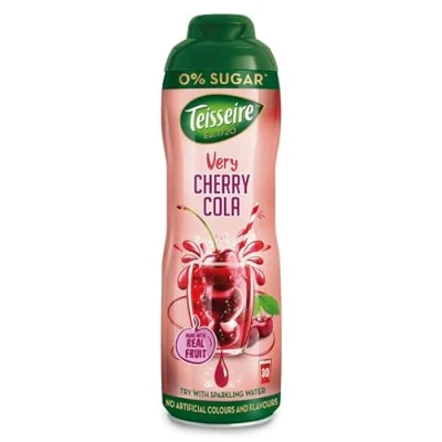 Afbeelding van Teisseire Kersencola dranksiroop 0% 600 ml siroop met smaak precies zoals fruit