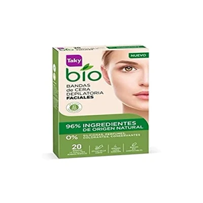 Afbeelding van Facial Hair Removal Strips Bio Natural Taky (20 uds)