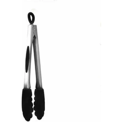 Afbeelding van Mastrad Siliconen tang zwart, 26cm