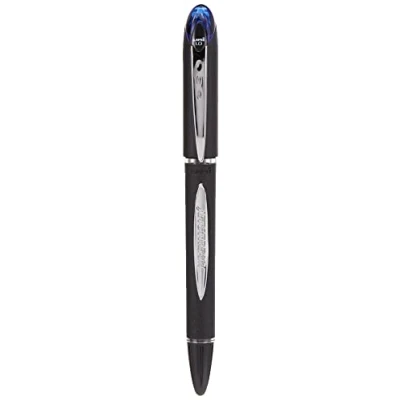 Afbeelding van Uni ball SX210 Jetstream rollerball met rubberen gripzone, 1,0 mm punt, lijnbreedte 0,7 mm, blauw, 12 stuks