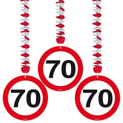 Image de Décoration SPIRAL SIGNANT 70 ANS