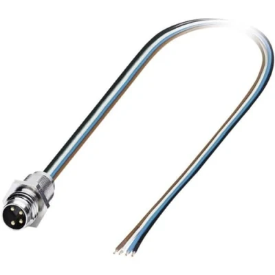 Afbeelding van Phoenix Contact 1523492 Sensor/actuator inbouwconnector M12 Aantal polen: 8 Stekker, inbouw 0.50 m 1 stuk(s)