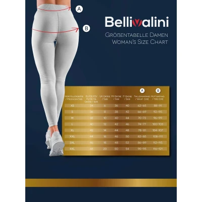 Afbeelding van Bellivalini BLV BLV50 148 LE Dames Capri Leggings Sport Vrijetijdsbroek 3/4 Lengte Viscose Sporbroek Yogabroek Rood M