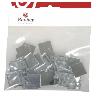 Afbeelding van Rayher Spiegelmozaïekstenen, zilver, 50 stuks, 2 x cm, zelfklevend, creatieve kunst, decoratie 14547606