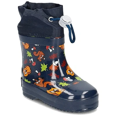 Afbeelding van Playshoes Korte laarzen van rubber, bosdieren, gevoerd met natuurlijk uniseks, kinderen, Dieren het zeewoud