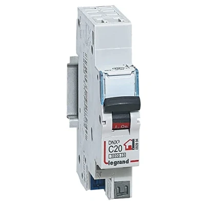 Afbeelding van Legrand Stroomonderbreker fase + neutraal 20 A automatische klemmen 1 module