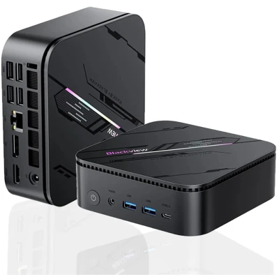 Afbeelding van Blackview MP100 Pro Mini PC 16GB RAM 512GB ROM Intel I9 12900HK 14 Cores 20 Threads Windows 11 WIFI 6.0 Gigabit Ethernet Zwart