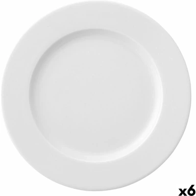 Afbeelding van Eetbord Ariane Prime Wit Keramisch Ø 31 cm (6 Stuks)