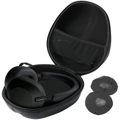 Afbeelding van ProCase Beschermhoesje voor koptelefoon, draadloos, Sony koptelefoon WH CH710N, 1000XM4, 1000XM3, XB900N, XB910N, met netwerk, zwart
