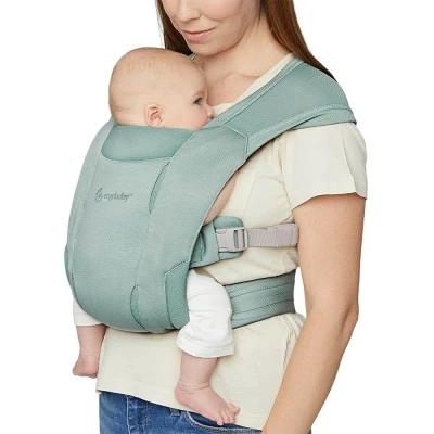 Afbeelding van Ergobaby Buikdrager Embrace Soft Air Mesh Sage