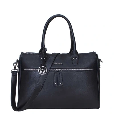 Afbeelding van Wimona Fabiana Two Dames Laptoptas black