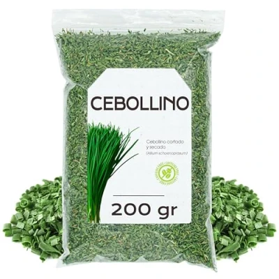 Afbeelding van Ciboulette Séchée 200 gr Feuilles de Hachée en Vrac (200 gr)