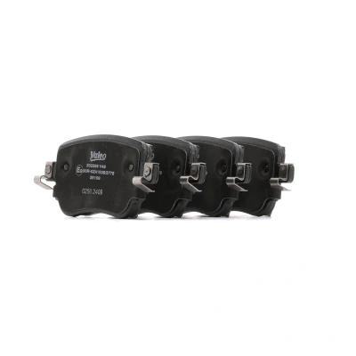 Afbeelding van VALEO 302265 Remblokkenset Achteras Incl. slijtage waarschuwingscontact Met anti kreukplaat VOLKSWAGEN: CADDY 4 Kasten, Kombi
