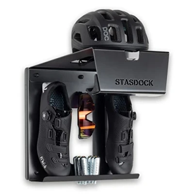 Afbeelding van Stasdock® Happy Black fiets ophangsysteem Muurbeugel Fietsbeugel ophangbeugel