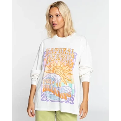 Afbeelding van Billabong LONG Mystic TEES Longsleeve, Dames, Maat: XS, Salt crystal
