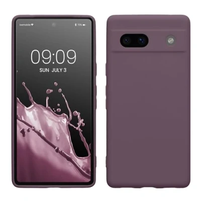 Afbeelding van kwmobile telefoonhoesje geschikt voor Google Pixel 7a Hoesje smartphone Precisie camera uitsnede In Bleke iris