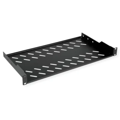 Afbeelding van ROLINE 19 inch plank 1 U, 250 mm diep 15 kg zwart