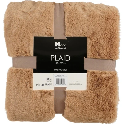 Afbeelding van In The Mood Collection Bronte Fleece Deken L200 x B150 cm Beige