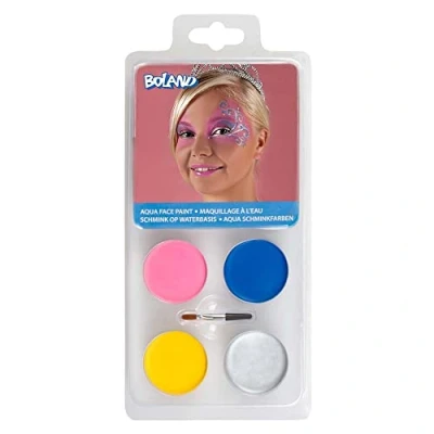Afbeelding van Boland palet Prinses Schmink Carnaval, Themafeest, Halloween, Kinderfeestje Prinsen en Prinsessen