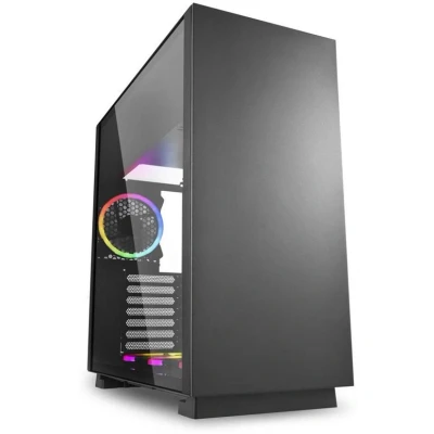 Image de Sharkoon PURE STEEL Tour ATX étendu pas d&#039;alimentation USB/Audio