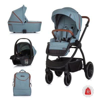 Afbeelding van Chipolino Kinderwagen Prestige 3 in 1 Basil