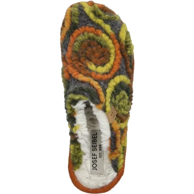 Afbeelding van Josef Seibel Lille Pantoffels, Dames, Maat: 37, Orange multi Textiel