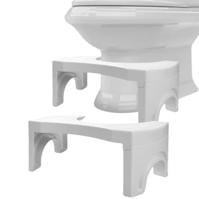 Afbeelding van BUDDLEY WC Krukje Opvouwbaar SET (2x) Toiletkrukje Inklapbaar