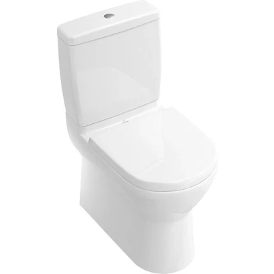 Afbeelding van Villeroy &amp; Boch O.Novo duoblokpot diepspoel wit ceramic+ (36x64 cm)