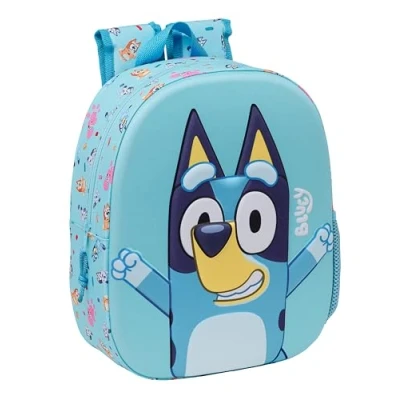 Afbeelding van Schoolrugzak Bluey Hemelsblauw 27 x 33 10 cm