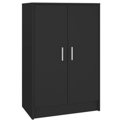 Image de vidaXL Armoire à chaussures Noir 60x35x92 cm Bois d’ingénierie808946