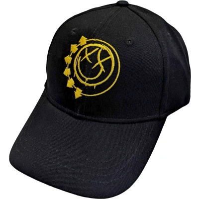 Afbeelding van Blink182 Yellow Six Arrow Smile Baseball pet Zwart