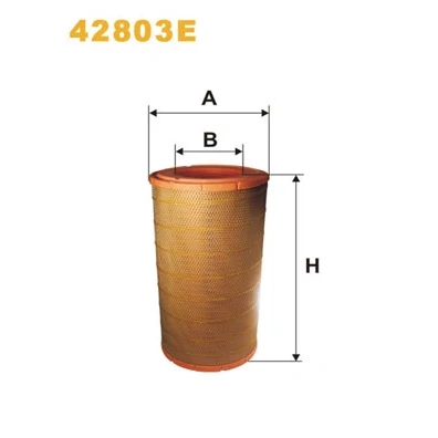 Afbeelding van WIX FILTERS 42803E Luchtfilter 522 281 Filter insert